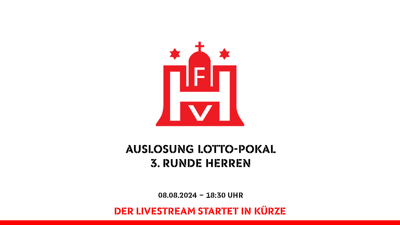 Auslosung LOTTO-Pokal 3. Runde Herren