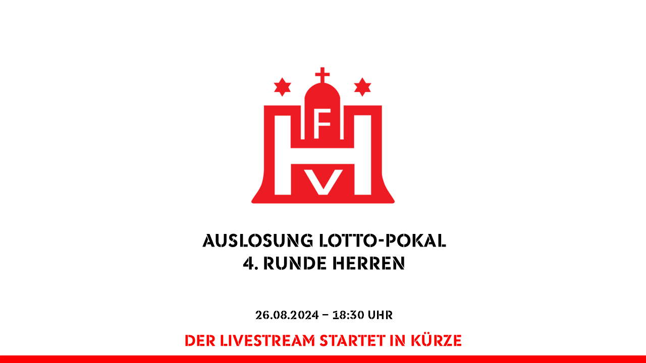 Auslosung LOTTO-Pokal 4. Runde Herren