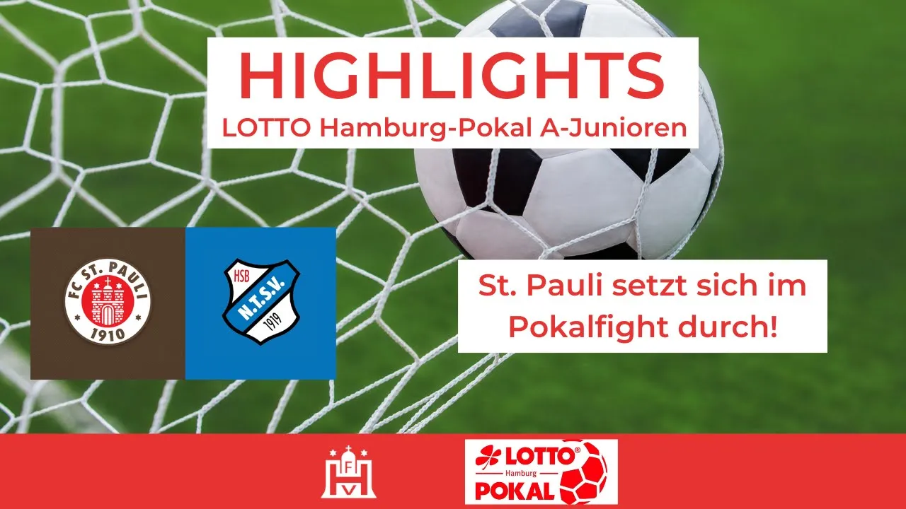 Highlights der A-Junioren FC St. Pauli – Niendorfer TSV