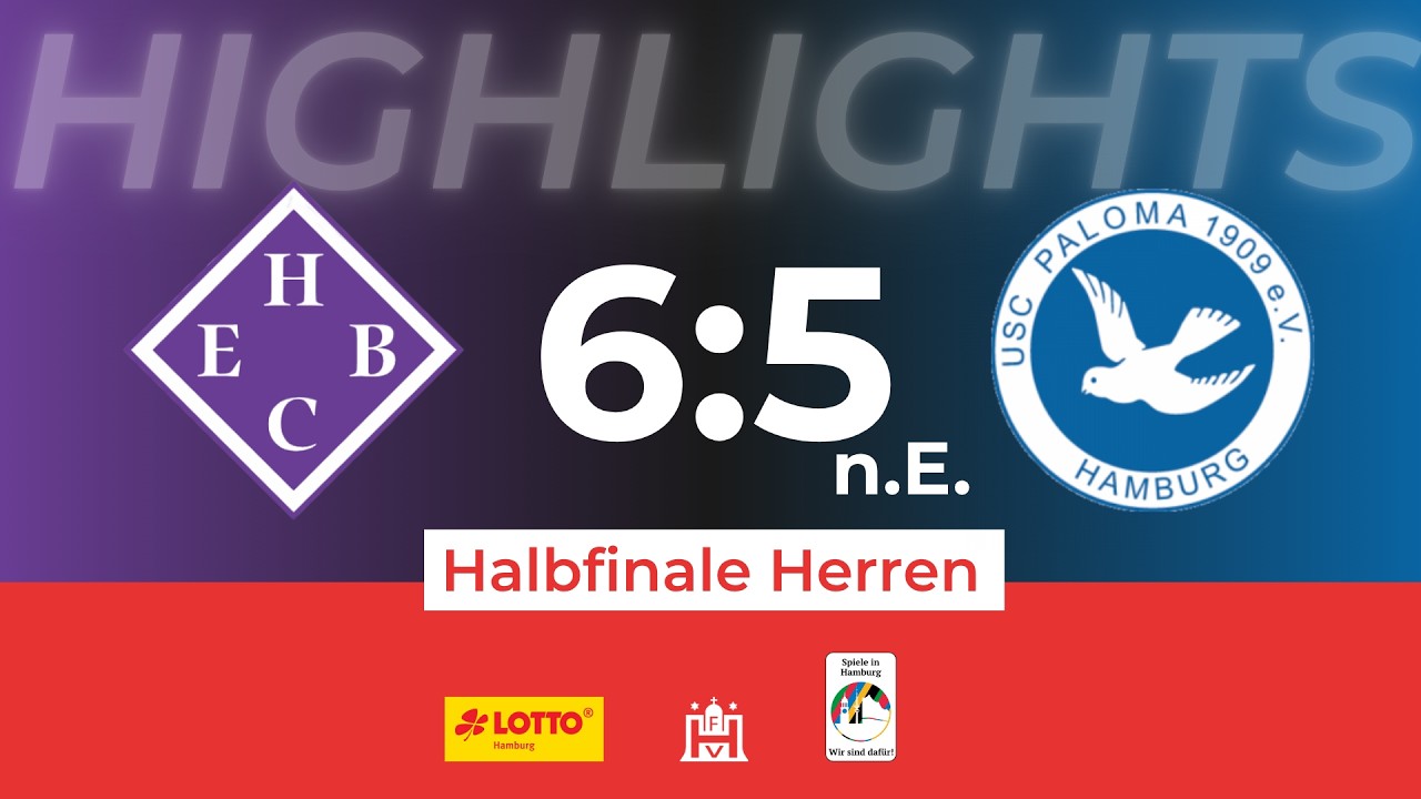 Highlights LOTTO Hamburg-Pokal Halbfinale der Herren HEBC – USC Paloma