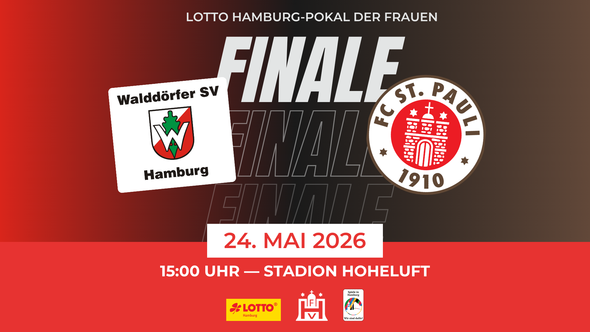 LOTTO Hamburg-Pokal – Finale der Frauen | Walddörfer SV – FC St. Pauli