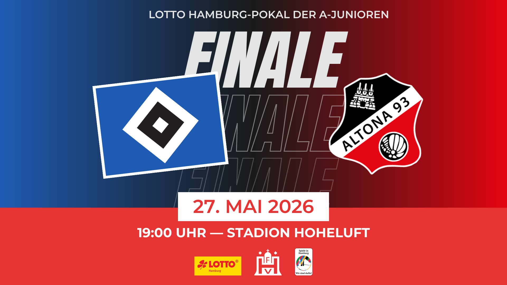 LOTTO Hamburg-Pokalfinale der A-Junioren | HSV – Altona 93