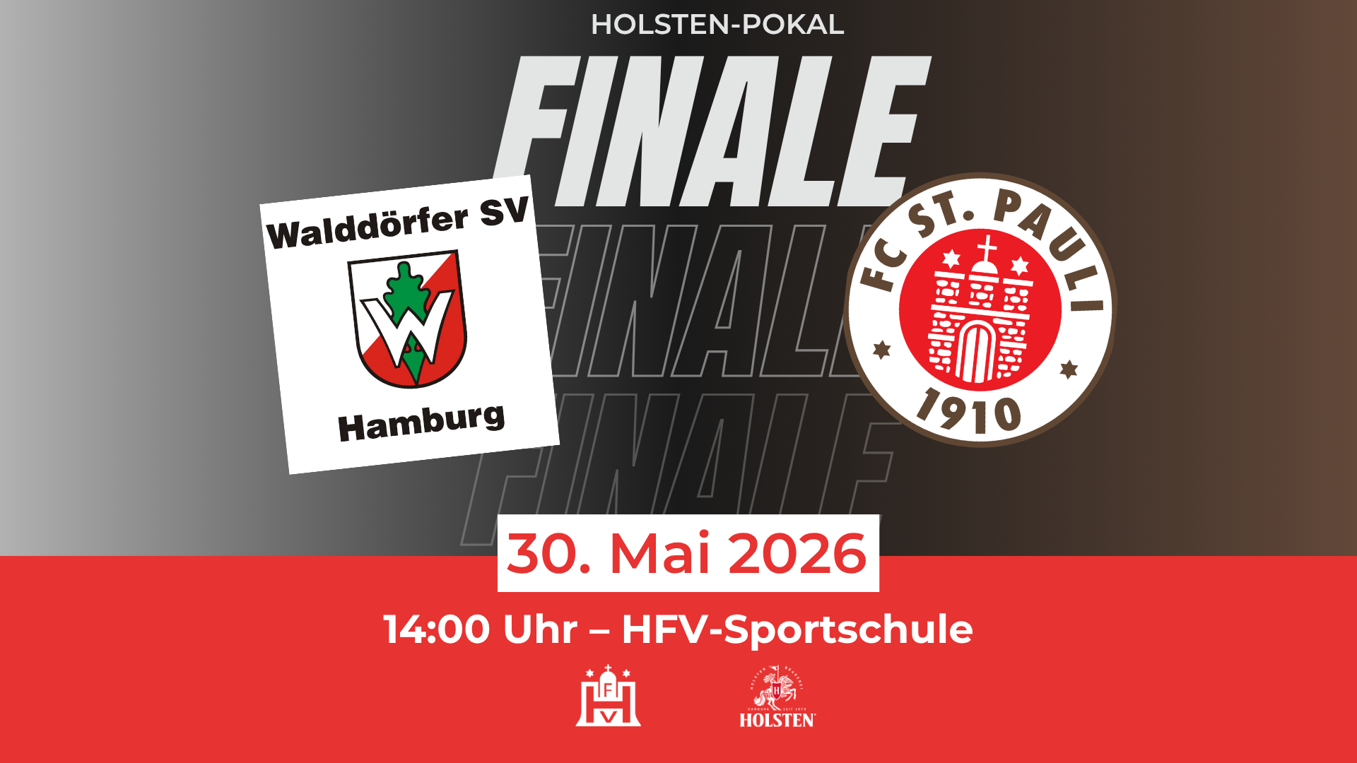 HOLSTEN-Pokalfinale Walddörfer SV 2. – FC St. Pauli 3.