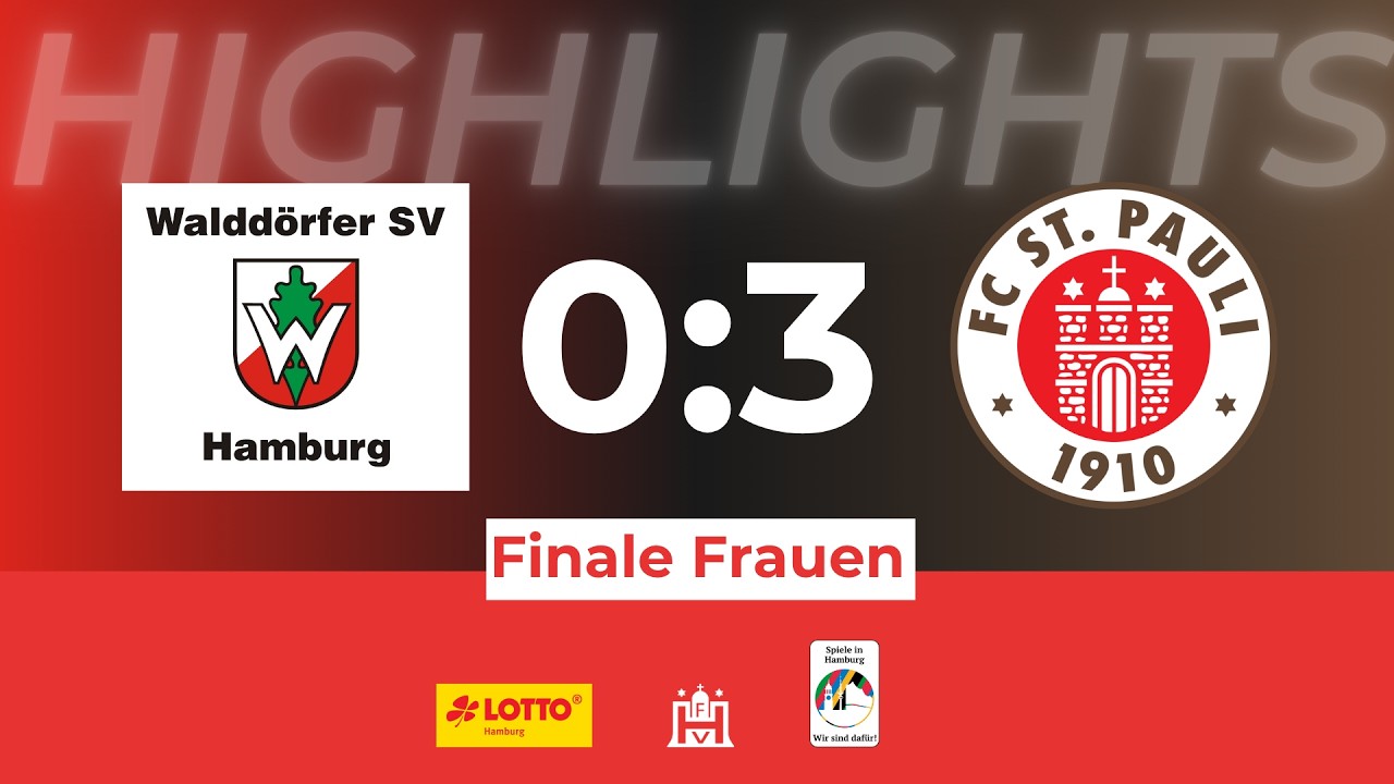 Highlights LOTTO Hamburg-Pokalfinale der Frauen | Walddörfer SV – FC St. Pauli