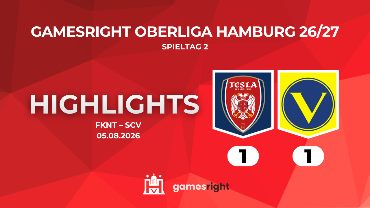 Highlights Nikola Tesla – SC Victoria | 2. Spieltag Gamesright Oberliga Hamburg