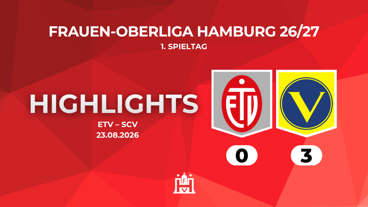 Highlights ETV II – SC Victoria | 1. Spieltag Frauen-Oberliga Hamburg