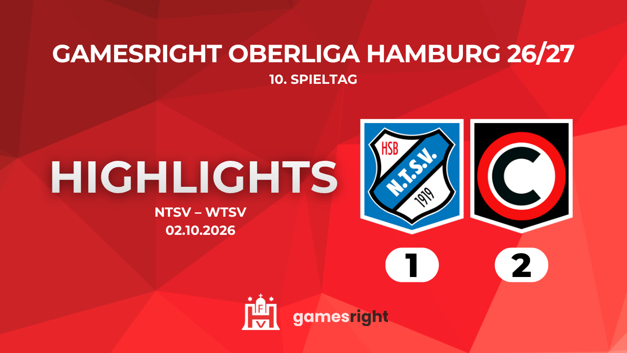 Highlights Niendorfer TSV – Concordia | 10. Spieltag Gamesright Oberliga Hamburg